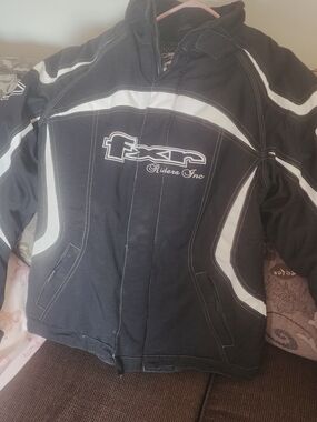 FXR Riders Inc Women's Black & White Snow Jacket